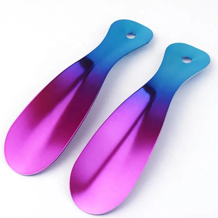 19cm de gros populaire nouveau design chausse-pied en métal violet