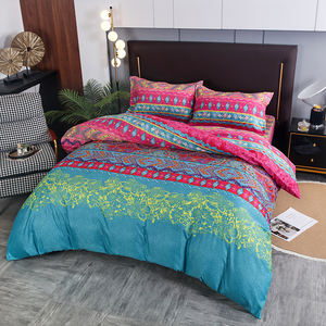 欧美波西米亚风格印花被套枕套三件套优质床上用品套装厂家直供 - Product Image 4