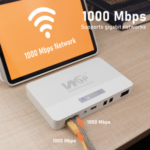 UPS POE Output DC9V 12V 15V POE 24V 48V USB 5V 10400maAh <b>Mini</b> Dc Ups POE 24v 48V <b>Mini</b> Ups for Wifi <b>Router</b> - Product Image 4