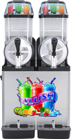 2x12L Meilleure vente d'usine Granita Machine Slush Puppy Maker pour un usage commercial et domestique