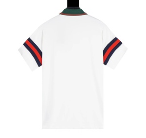 Polo de Verano para Hombre, Cuello Gucci, 100% Algodón, Transpirable, Corte Ajustado, Manga Corta, Estilo Retro, Nueva Tendencia 2026 - Product Image 2
