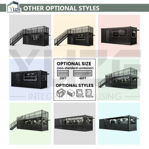 Kiosque de <span class=keywords><strong>barbecue</strong></span> préfabriqué de conception commerciale, conteneur d'expédition modulaire de 20 pieds, cuisine-bar avec comptoir pour la restauration en plein air - Product Image 5