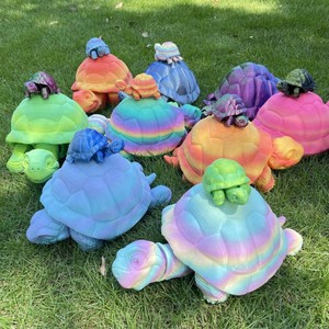 Jouet anti-stress tortue marine imprimé en 3D, créatures articulées imprimées en 3D, articles pas chers, motifs de dragon originaux - Product Image 6