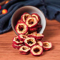 Premium gedroogde, pitloze meidoornplakjes (Shan Zha) uit Shandong, China, bulkverpakking