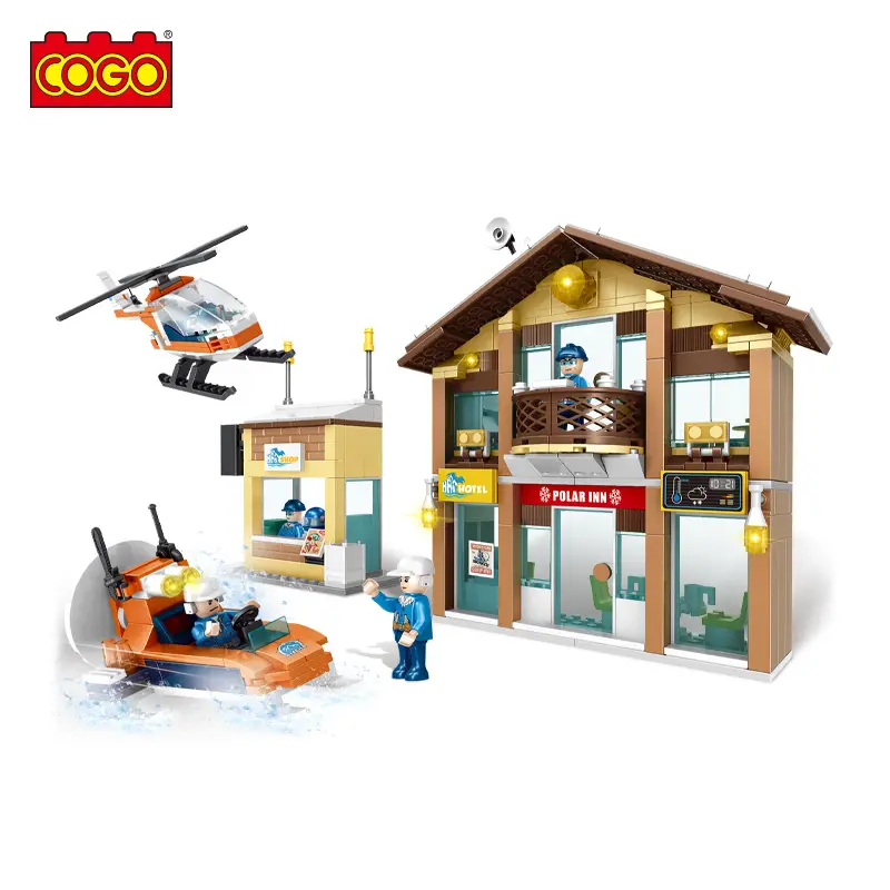 Ninjago — briques colorées à assembler pour enfants, 581 pièces, blocs de construction, Adventure polaire, jouets pour enfants