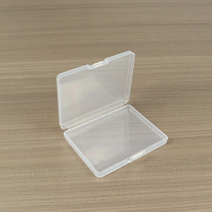 Transparent Rectangular Plastic <b>Storage</b> <b>Box</b> 9x7.1x1.2cm Covered Jewelry Card Organizer <b>Small</b> Size For Fishing Gear <b>Storage</b> - Product Image 3