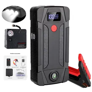 Factory Hot Design Car Jump Starter Portable Bank 12V 21000mah Car With LCD Car Portable With Peak Current 800A