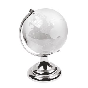 Sfera di Vetro da 80mm con Elegante Design a Globo per Esposizione ed Educazione - Product Image 1