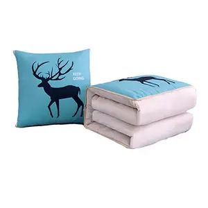 2022 New Design Customize High Quality Throw Pillow Blanket 2 In 1