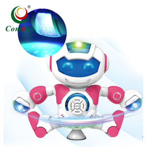 Robot éducatif de dessin animé avec projecteur, musique de danse et histoires – Kit intelligent à châssis en plastique, fonctionnant sur piles - Product Image 1