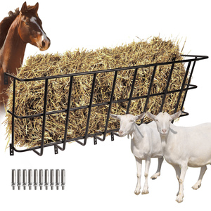 Équipement agricole Mangeoire à <span class=keywords><strong>foin</strong></span> en métal Élevage de bétail Montage mural Bovins <span class=keywords><strong>Mouton</strong></span> Cheval Râtelier à <span class=keywords><strong>foin</strong></span> - Product Image 1