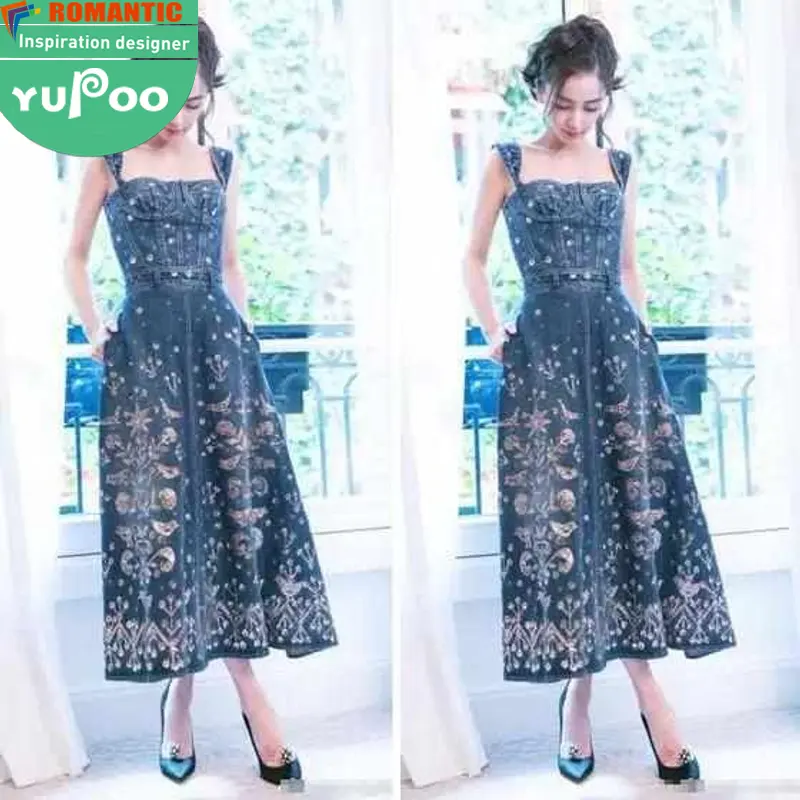 Embroidery In stock new woman clothes wholesale fashion apparel elegant Club dresses