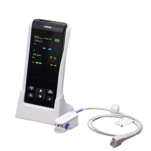 Home Care Handheld Portable Monitor Blood <strong>Oxygen</strong> With Spo2 <strong>Sensor</strong> And ECG Cable - Product Image 1