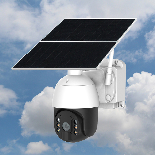 SZGOING 4G Solar Powered AI Smart CCTV Camera 24/7 Outdoor Alarm with Floodlight 3MP Wide Angle Night Vision Memory Card Storage