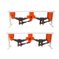 JUXIN Suspension mécanique américaine de haute qualité à longue durée de vie avec ressort à lames et essieu tandem pour semi-remorque poids lourd