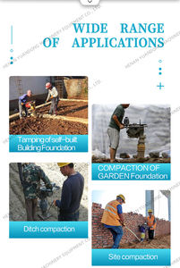 OEM palu pemadat pipa, peralatan pemadat tanah, palu pemadat dinamis, <span class=keywords><strong>Rammer</strong></span> getaran terbaik untuk situs konstruksi - Product Image 6