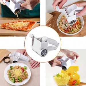 Multi Functional Professional Kitchen <b>Chocolate</b> Cheese Slicing Cutting Tool Stainless Steel Manual Rotary Cheese Grater - Product Image 6