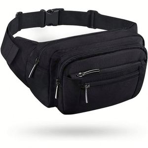 Manufacturer Custom Waist Bag Men Women Adjustable Shoulder Strap Multi-pocket Large Capacity Outdoor Exercise Travel Leisure - Product Image 1