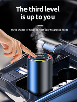 Diffuseur d'arômes pour voiture, humidificateur intelligent, ornement en plastique de qualité supérieure, lumière ambiante ciel étoilé, démarrage/arrêt automatique, alimentation USB