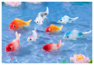 รูปปั้นศิลปะ3D สำหรับเด็กรูปปั้นของเล่นถังทรายบ่อรูปแกะสลักสุสานรูปปั้นเรซิ่นตกแต่งตู้ปลาขนาดเล็กเหมือนจริง - Product Image 6