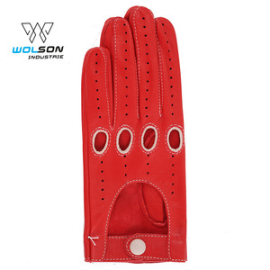 Gants de conduite en cuir de mode Guantes De Trabajo De Cuero Gants de conduite de qualité supérieure Gants de conduite en cuir de gros Unisexe. - Product Image 2