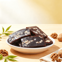 Traditional Chinese Dendrobium Black Glutinous Rice Walnut Nut Cake Instant Bag Clean Ingredient Wellness Treat Children Adults