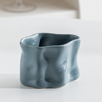 AIKUN DIY Diffuseur d'arôme fait à la main de haute qualité Navire de parfum Bougie en céramique mate Tasse vide