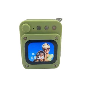 XV-11 haut-parleur Bluetooth 5.4 Ai avec écran TFT 600mAh horloge météo/contrôle APP-OEM personnalisable 62*40*80mm - Product Image 1