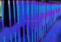 Tube LED cinétique RVBW à effet météore, projecteur de scène à pixels, avec treuil DMX, pour un éclairage coloré – Meilleures ventes