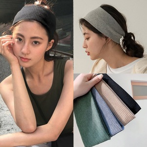 NYY Promoção: Faixas de Cabelo Elásticas de Malha em 15 Cores Sólidas, Turbante Esportivo de Borda Larga para Mulheres, Acessórios de Cabelo Confortáveis para Yoga - Product Image 2