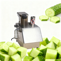 Machine à découper les légumes électrique à bas prix, trancheuse, hachoir, machine à couper la noix de coco, machine à découper les chips de manioc, machine à découper les légumes en dés