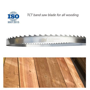 Hoja de sierra de cinta TCT de calidad premium, personalizable, para carpintería y aserrado de troncos y tablones en máquinas de aserrar madera - Product Image 2