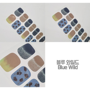 Korea Origin Blue Wild Semi Cured Nail Sticker Magnetized Volume <b>Up</b> <b>Gel</b> Waterproof UV <b>Gel</b> Urethane Non Toxic BPA Free - Product Image 3