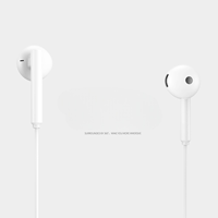 Nikmati earphone konektor tipe-c dengan kabel 1m & kontrol Volume earphone musik berkabel Noise Cancelling