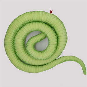 8656 OEM ODM <span class=keywords><strong>Peluche</strong></span> 3D Realistico Grande Serpente Verde Giocattolo Animale Morbido da Abbracciare, Regalo di Halloween per Bambini, Grande <span class=keywords><strong>Peluche</strong></span> Serpente - Product Image 4