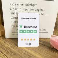 Tarjeta NFC Programable de Alta Calidad, Reseñas NFC, Reseña de Trustpilot, Tarjeta de Reseña sin Contacto NFC Tap