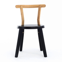 Chaise de bureau en bois de chêne massif au design moderne pour la maison, le bureau, la chambre à coucher, le salon ou la salle de bain, meubles de villa