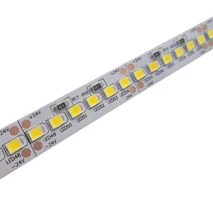 Tira de luces LED, 180LEDs por metro, blanco cálido, 3000K, SMD2835, pedido de muestra