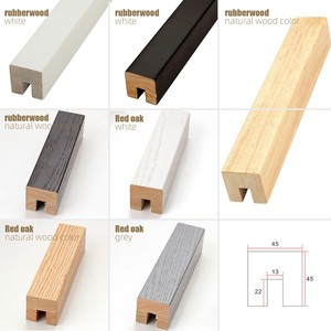 Barandilla de Escalera de Vidrio, Pasamanos de <span class=keywords><strong>Madera</strong></span> Maciza, Pasamanos de Vidrio Laminado para Interiores, Pasamanos de Escalera Simple Blanco - Product Image 3