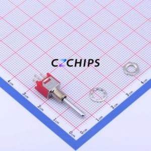 2MS3T4B1M1QES-5 Toggle Switch Through hole Component (THT) Switch Single Pole Double Throw 8.13mm 5.08mm 26.93mm - Product Image 2