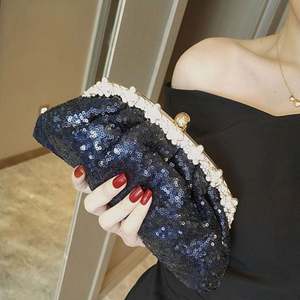 Bolso de Mano de Lujo Brillante Personalizado en Oferta, Bolso de Noche con Cuentas Brillantes, Bolso de Fiesta para Graduación, Boda - Product Image 2