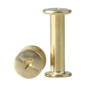 Vis de reliure en laiton Vis de reliure de livre Ensembles de reliure de poteaux de reliure - Product Image 1