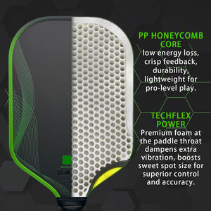 ไม้พายพิคเคิลบอล Razer รุ่นร่วมผลิต ขนาด 16 มม. ทำจากคาร์บอนไฟเบอร์ ผ่านการรับรองจาก USAPA พกพาสะดวก ทนทาน คุณภาพสูง ระดับมืออาชีพ - Product Image 4