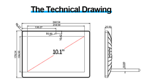 Nhà thông minh Màn hình 10 10.1 inch tất cả trong một màn hình cảm ứng Wall Mount Android PoE máy tính bảng - Product Image 5