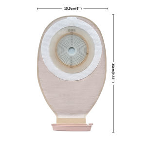 Kapalı Tek Parça Klipsli Ostomi Torbası, Yeniden Kullanılabilir Toptan Çocuk Kolostomi Tıbbi Sarf Malzemeleri CE Sertifikalı Sınıf I 15.5x25cm - Product Image 2