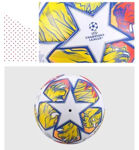 23-24 Europe League Finals Size 5 White Colors Football New PU Material Heat Adhesive Technology Soccer
