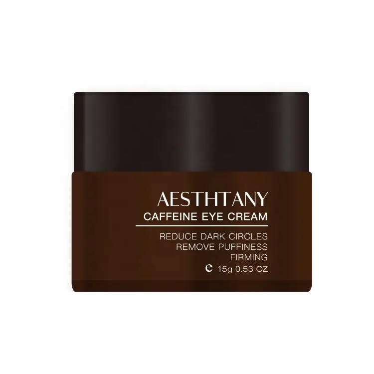 Crème liftante pour les yeux pour les soins de la peau Crème pour les yeux naturelle au café pour les cernes