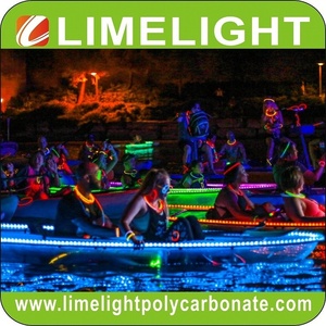 Kayak Doble Transparente con Luces LED para Paseos Nocturnos - Product Image 2