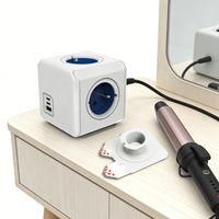 Adaptateur secteur de bureau français 3 prises CA 4 ports USB avec charge PD CE pour ordinateur portable et tablette français
