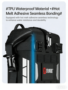 Bolsa Impermeable Universal de Gran Capacidad (5.5L) para Motocicleta, Scooter, Barra Anticaídas, Bolsa Lateral para Motocicleta, Herramientas de Conducción - Product Image 3